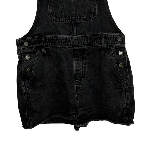 Madewell Adirondack Short Overalls In Lunar Wash Woman's Size Large - Picture 8 of 13